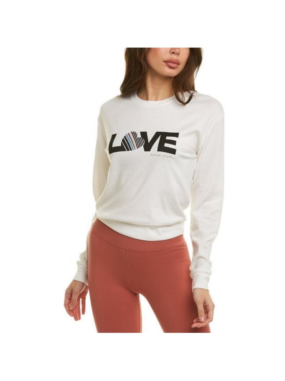 Spiritual Gangster Love Savasana crew neck pullover sweater. Size XS.